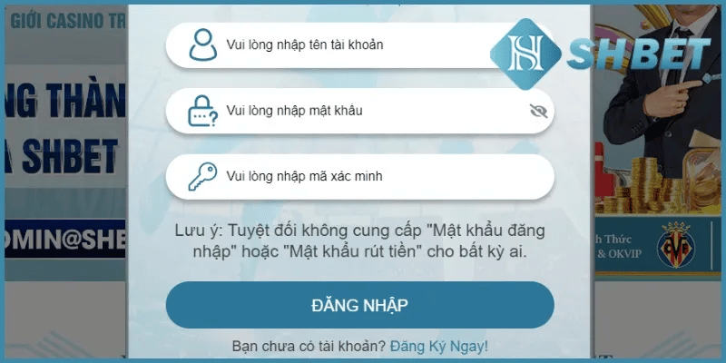 dang nhap SHBET 1